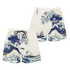 James Kojiro Kanagawa Great Wave Anime Board Shorts Swim Trunks