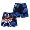 Nezuko Anime Board Shorts Swim Trunks Blue Spider Lily