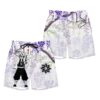 Sanemi Anime Board Shorts Swim Trunks Wisteria