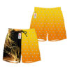 Zenitsu Thunder Breathing Anime Board Shorts Swim Trunks