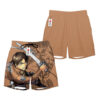 Eren Yeager Anime Board Shorts Swim Trunks