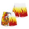 Kyojuro Rengoku Anime Board Shorts Swim Trunks