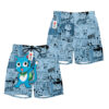 Happy Anime Board Shorts Swim Trunks