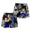 Vegeta Anime Board Shorts Swim Trunks Mixed