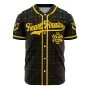 Hooktab 3D Printed Heart Pirates Law V1 One Piece Men's Short Sleeve Anime Baseball Jersey