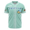 Hooktab 3D Printed My Neighbor Totoro Studio Ghibli Men's Short Sleeve Anime Baseball Jersey