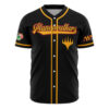 Hooktab 3D Printed Planeswalkers Magic the Gathering Men's Short Sleeve Anime Baseball Jersey