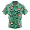 Yamato Jolly Roger One Piece Men's Short Sleeve Button Up Hawaiian Shirt