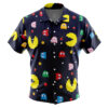 Pac Man Pattern Men's Short Sleeve Button Up Hawaiian Shirt