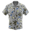 My Neighbor Totoro Studio Ghibli Pattern Men's Short Sleeve Button Up Hawaiian Shirt