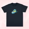 Anime turtle pattern short sleeved T-shirt