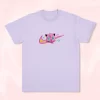 Fashionable and cute cartoon pattern short sleeved T-shirt