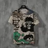 One Piece Trendy Brand Hip-hop Anime T-shirt