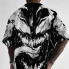 Venom Trendy contrasting printed T-shirt