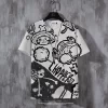 One Piece Trendy Brand Hip-hop Anime T-shirt