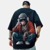 Monkey Trendy Brand Hip-hop Anime T-shirt