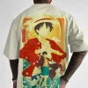 One Piece Trendy Brand Hip-hop Anime T-shirt