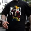 One Piece Trendy Brand Hip-hop Anime T-shirt