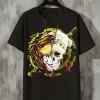 One Piece Men's Skull Anime Print Crew Neck Short Sleeve T-Shirt