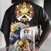 One Piece Men's Fashion Anime Print Short Sleeve T-Shirt