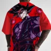 Dragon Ball Z Men's Anime Back Print Short Sleeve T-Shirt