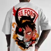 One Piece Trend Fashionable Anime Print T-shirt