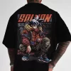 Dragon Ball Z Trend Fashionable Anime Print T-shirt