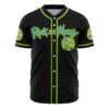 Hooktab 3D Printed Rick and Morty Trippy Cosmic Rick Men's Short Sleeve Anime Baseball Jersey