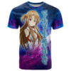 Asuna T Shirt Sword Art Galaxy Style