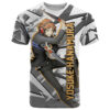 Yosuke Hanamura Persona T Shirt Anime Mix Polygon Cyber Style