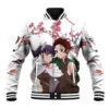 Tanjiro and Kanao Anime Varsity Jacket Demon Slayer Anime Style