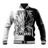 Goku Dragon Ball Black And White Abstract Anime Varsity Jacket Anime Style