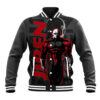 Jiren Dragon Ball Anime Varsity Jacket Anime Mix Text Pattern Abstract Style