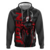 Jiren Dragon Ball Hoodie Anime Mix Text Pattern Abstract Style