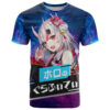 Nakiri Ayame Holo Live T Shirt Galaxy Style