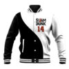 Hisashi Mitsui Number 14 - Slam Dunk Anime Varsity Jacket Anime Mix Black And White Style