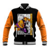 Orange Piccolo Anime Varsity Jacket Dragon Ball Anime Mix Manga