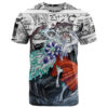 Yamato - One Piece T Shirt Anime Mix Manga Style