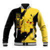 Pikachu Poemon Anime Anime Varsity Jacket