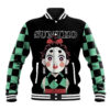 Tanjiro Sumiko Demon Slayer Anime Varsity Jacket Funny Face