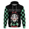 Tanjiro Sumiko Demon Slayer Hoodie Funny Face