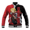 Elric Edward - Fullmetal Alchemist Anime Varsity Jacket Anime Style