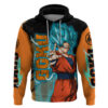 Goku Blue Anime - Dragon Ball Hoodie