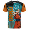 Goku Blue Anime - Dragon Ball T Shirt