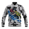 Giyu Tomioka - Demon Slayer Anime Mixed Manga Anime Varsity Jacket