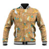 Dragonite Pattern Style Anime Varsity Jacket