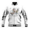 Luffy Gear 5 White Hair One Piece Streetstyle Anime Varsity Jacket