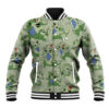 Tyranitar Pattern Style Anime Varsity Jacket