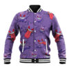 Gengar Clothes Pattern Style Anime Varsity Jacket