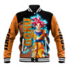 Goku Saiyan God Anime Varsity Jacket